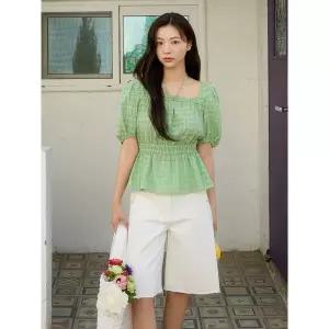 [올리브데올리브](센텀시티점)절개 포인트 버뮤다 데님 팬츠 OJ5ML302