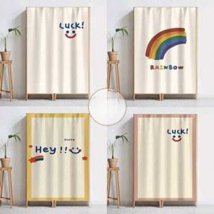 식당 주방 가림막 카페 패브릭 커튼 바란스 부엌 가리개 다용도