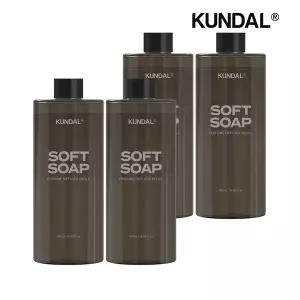 [쿤달] 퍼퓸 디퓨저 리필 소프트솝 500ml x4개