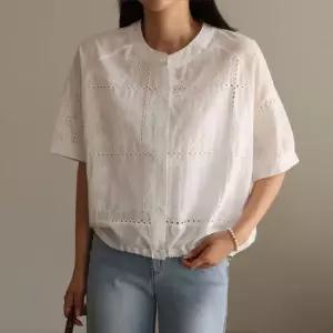 써니11 creta 펀칭 블라우스