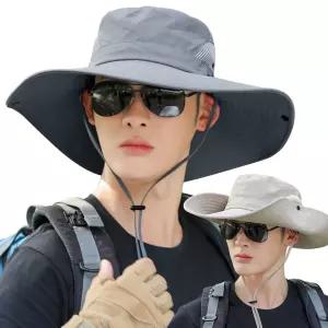 메쉬 등산 모자/여름/등산모/빅사이즈/낚시/넓은/챙모자/캠핑/자외선/차단/벙거지/갯바위/남성