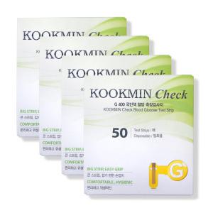 GC녹십자MS 국민첵 혈당시험지 4박스 총200매