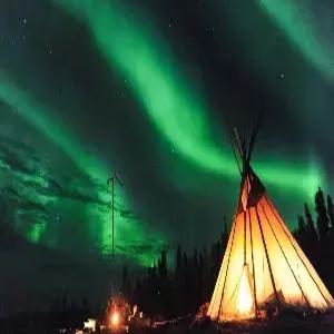 [실시간항공] 옐로나이프 오로라 6일 #가을오로라 #오로라 뷰잉 3회 #옐로나이프 4박 #준특급호텔