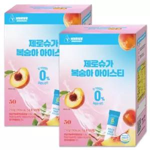 이레 제로슈가 복숭아 아이스티 50Tx2개