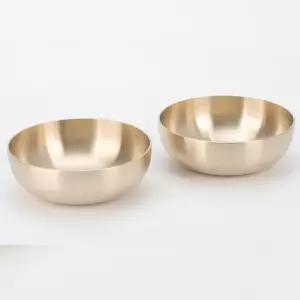 방짜유기면기 2개세트, 냉면기, 국수, 만두국