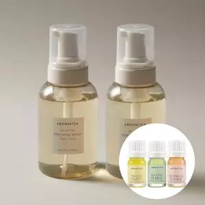 [공식] 아로마티카 퓨어 앤 소프트 여성청결제 300ml 2개+페미닌 멀티퍼퓸(택1)