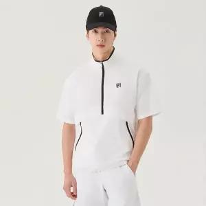 [휠라](광주신세계)[FILA] 경량 스트레치 반팔 아노락 (FS2JKG2332X_WHI)