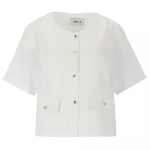 [롯데백화점]abfz 컬러플 라운드넥 반팔 재킷 APZ3ZJ03H