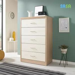[SASA]데코라인(매장상품) 베르 5단 왕 서랍장 870