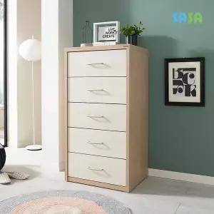 [SASA]데코라인(매장상품) 베르 5단 왕 서랍장 600