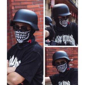 반모 헬멧 오토바이 시스템 스냅백헬멧 오픈페이스 대두전용 여름용 아흑