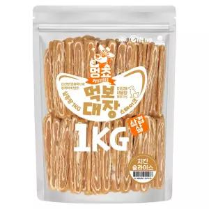 멍쵸 먹보대장 삼겹살스테이크 치킨슬라이스, 1kg, 1개