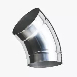 스텐 구조용 45도 확축관 이단엘보 선홈통 우수관 파이프 연결 부속 101.6