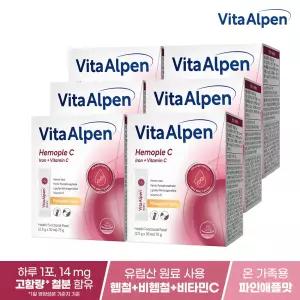 비타알펜 헤모플C 30포 X 6박스 철분 비타민C