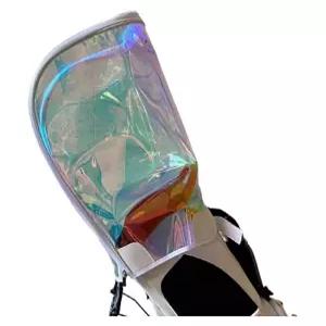 방수 골프용품 캐디백 후드 후드커버 홀로그램 투명커버 화이트