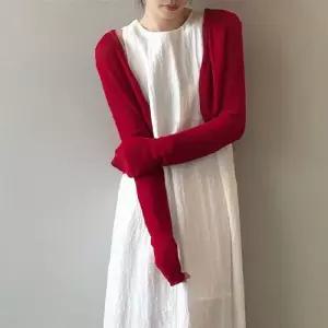 [릴룸]살안타템 미니멀 비스코스 크롭 볼레로