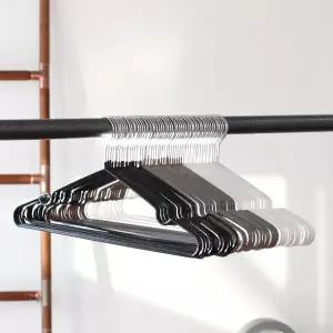 PVC 논슬립 철제옷걸이 100개