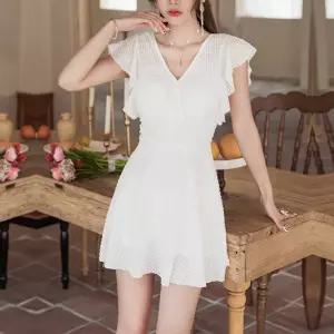 LN 여성 모노키니 일체형 원피스 수영복 여자 체형커버 휴양지