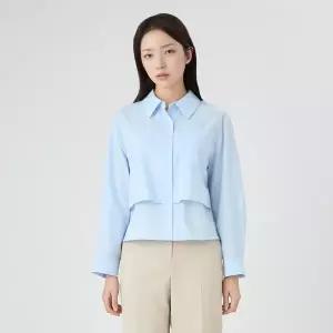 [롯데백화점]케네스레이디 뉴비 레이어드 블라우스 (EVBLPC99)