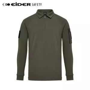 아이더세이프티 TS-F2513 카라 기능성티 긴팔 흡한속건 카키