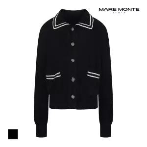 [마레몬떼] 배색라인 니트가디건_M23OMKC53P0