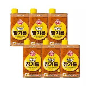 오뚜기 옛날 참기름 450ml x6개