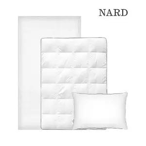 나드 릴렉사 딥 슬립 침구 이불세트 (차렵이불+침대패드+베개커버) 슈퍼싱글 화이트 x1개