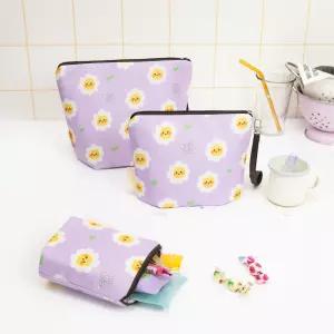 세맘스 양면방수 보냉파우치 새싹데이지 이유식 방수 보온 보냉 가방 쿨러백 지퍼파우치