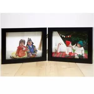 양면접이액자 가로 세로 혼합형 사진액자 박스블랙