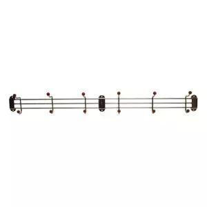 스텐 옷걸이 6P수납 다용도 행거 정리 소품 벽부착