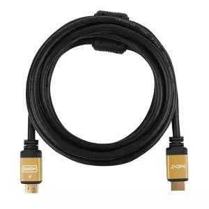 NEXT-2003UHD4K HDMI2.0 골드메탈 케이블 3m 고순도 무산소동 노이즈필터 3중차폐 UHD 영상 음성