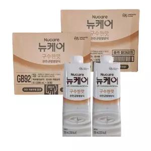 대상웰라이프 뉴케어 구수한맛 200ml 60개 뚜껑타입 어르신 노인 병문안 환자식 식사대용