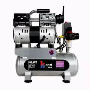 케이콤 콤프레샤 알루미늄 저소음 오일리스 소형 2마력 9리터 SQA209