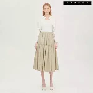 시슬리 볼레로 세트 우븐 패치 원피스 SAKO33331IV 517220