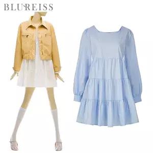 [블루레이스] 스퀘어넥티어드미니원피스_BI5S1OP3101