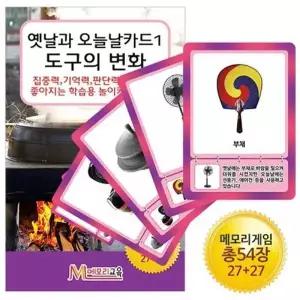 메모리교육 옛날과 오늘날카드1(도구의 변화)