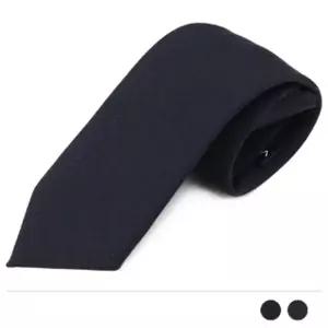 MTIEF18214 다크한 무지 넥타이/상조/조문객/문상객/장례식/애도/단정한/차림/검정/검은/타이