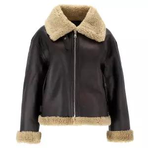 [롯데백화점]abfz 럭셔리 레더 무스탕 재킷 APA1FFM1A