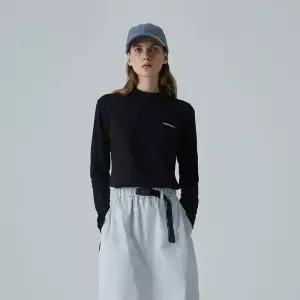 [머렐] 여성 모크넥 기모 긴팔 티셔츠 (D4LS302WBLK-K)