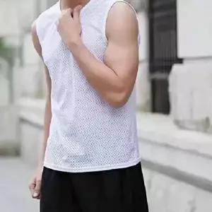 민소매 남자 쿨링 메쉬 민소매티 남성 나시티 스포츠나시