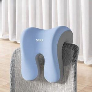 사무실의자목쿠션 의자머리받침대 레스트 목쿠션 차량용 블루 목받침 지지대