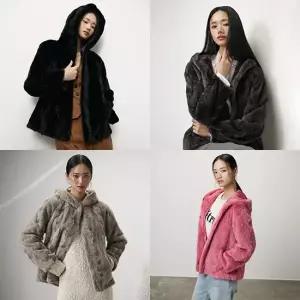 [유로컬렉션] 밍크후드자켓