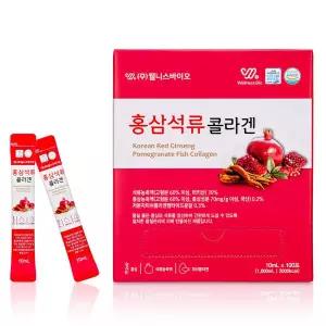 웰니스바이오 6년근 홍삼 석류 콜라겐 저분자 펩타이드 10g100포 이너뷰티와활력을동시에 2252147 J