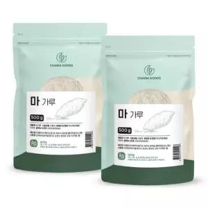 안동 참마 가루 분말 국내산 마 하얀 생마 산약 유미죽 500g, 2개