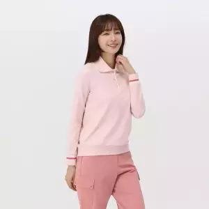 [PAT 여성] 포인트 배색 카라 티셔츠_1K25231