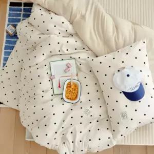 쁘리엘르 귀여운 패턴 차렵이불베개 세트 Q 버블라떼 BNS