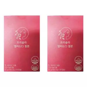 프리솔라 엘씨 LC 철분 임산부 철분제 60캡슐, 2박스
