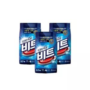 비트 때가 쏙 가루세제 일반 리필 3.2kg 3개