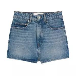 [아미] 블루 데님 미니 반바지 136047716