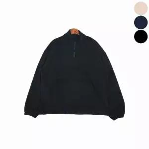 [라일리여성의류] Rly 반목 플리스 여자 맨투맨 티셔츠 하프집업 소프트